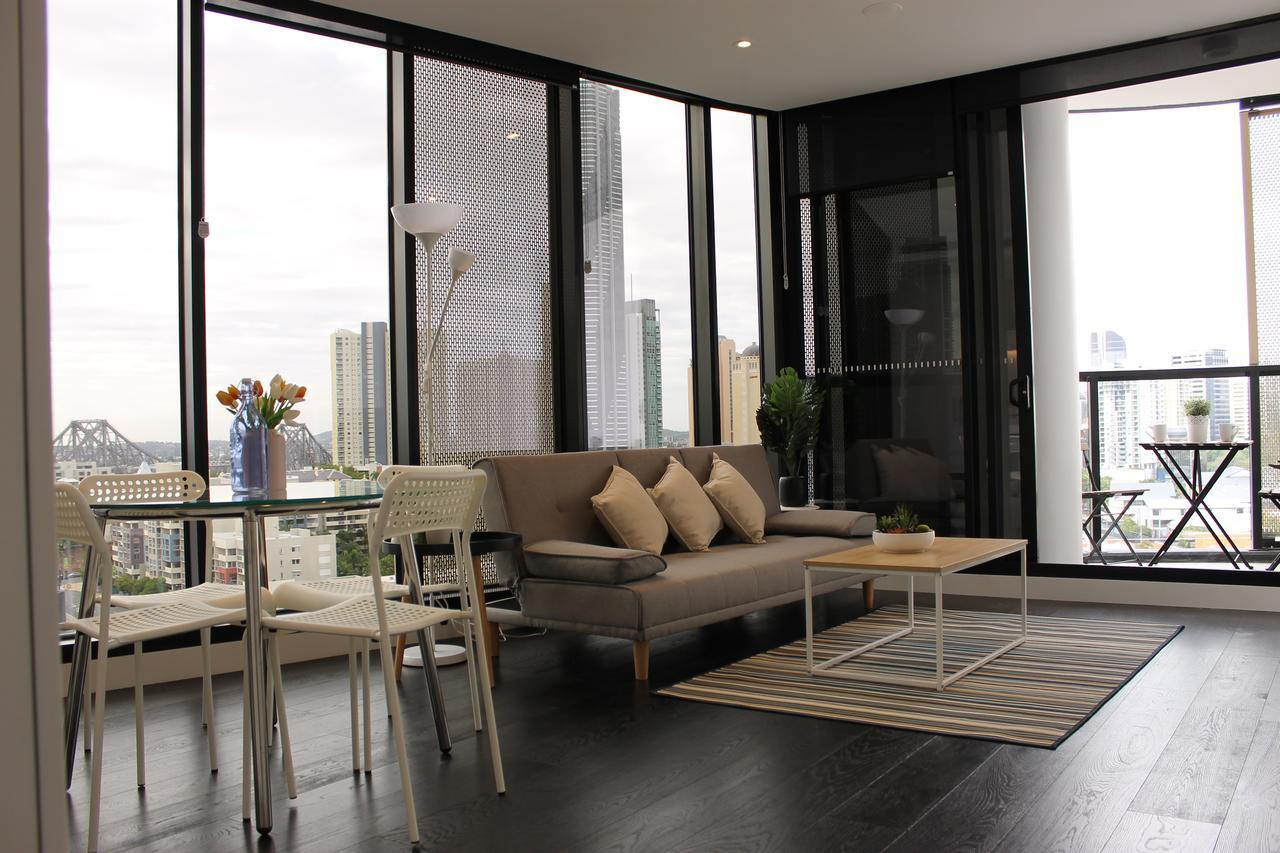 Spectacular Views Of Cbd By Fv With Free Car Park Leilighet Brisbane Eksteriør bilde